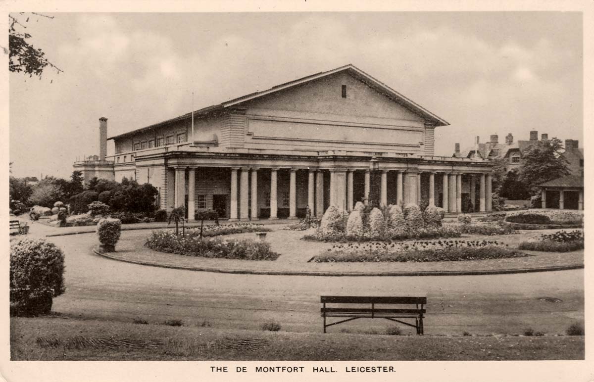 Leicester. De Montfort Hall, circa 1950