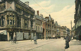 Leicester. Granby Street, Post Office and Kings Restaurant