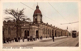 Leicester. Midland Railway Station, 1900