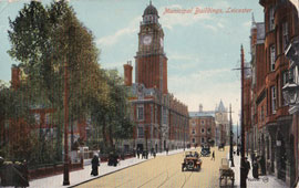 Leicester. Municipal Buildings, 1917