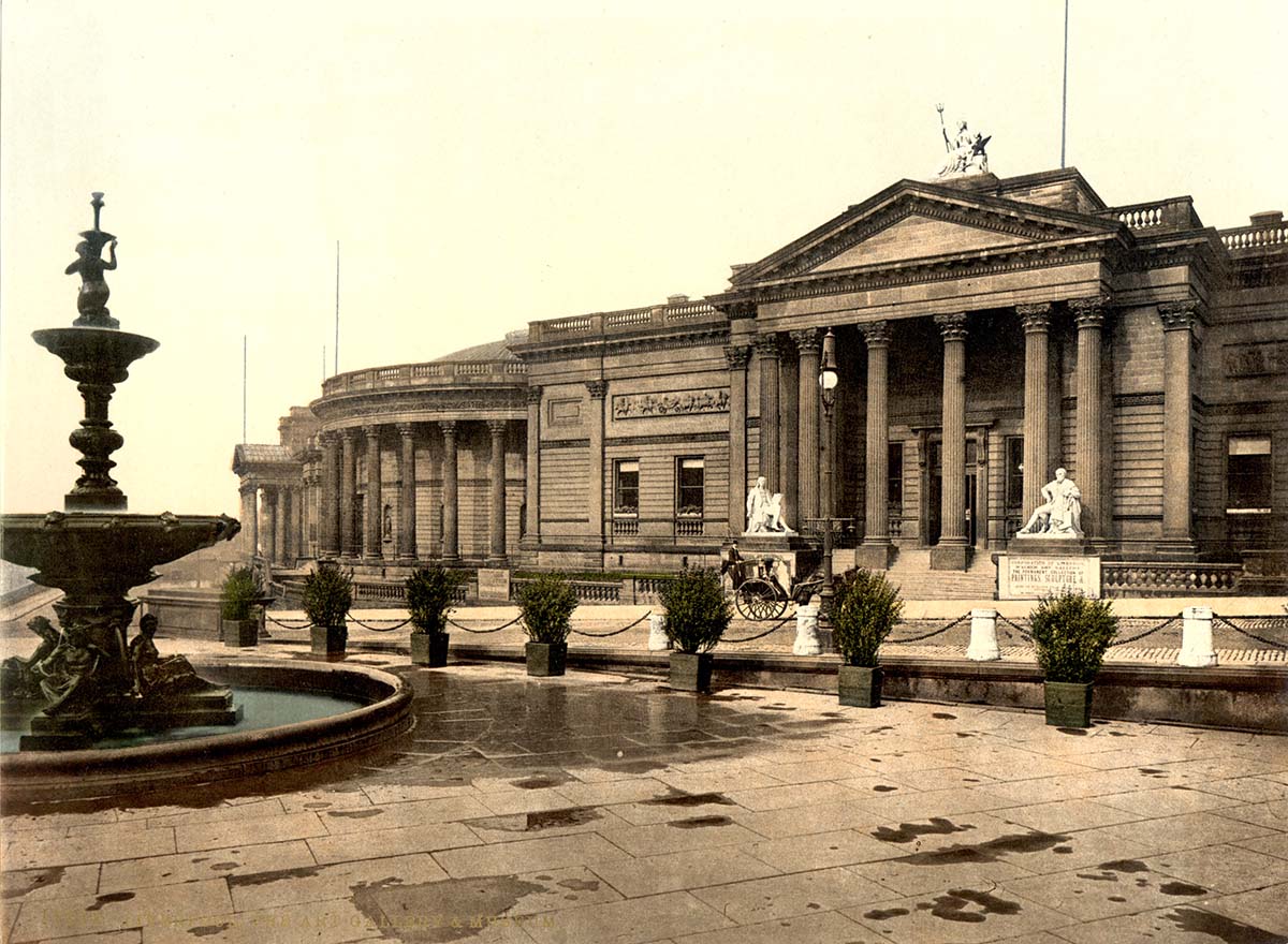 Liverpool. Art Gallery and Museum, circa 1890