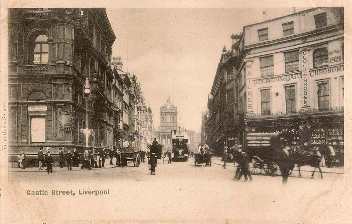 Liverpool. Castle Street, 1900s