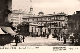 Liverpool. Central Station, circa 1890