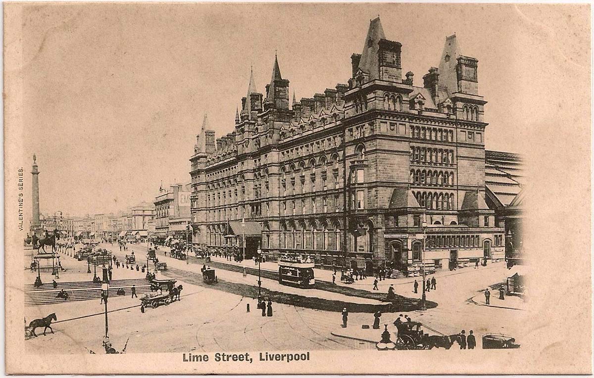 Liverpool. Lime Street, 1900s