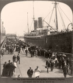 Liverpool. Ocean steamship landing-stage, 1902