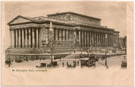 Liverpool. St George's Hall, 1900s