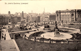 Liverpool. St John's Gardens, between 1900 and 1910