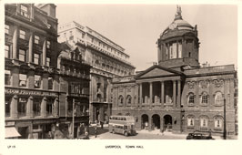 Liverpool. Town Hall, 1955