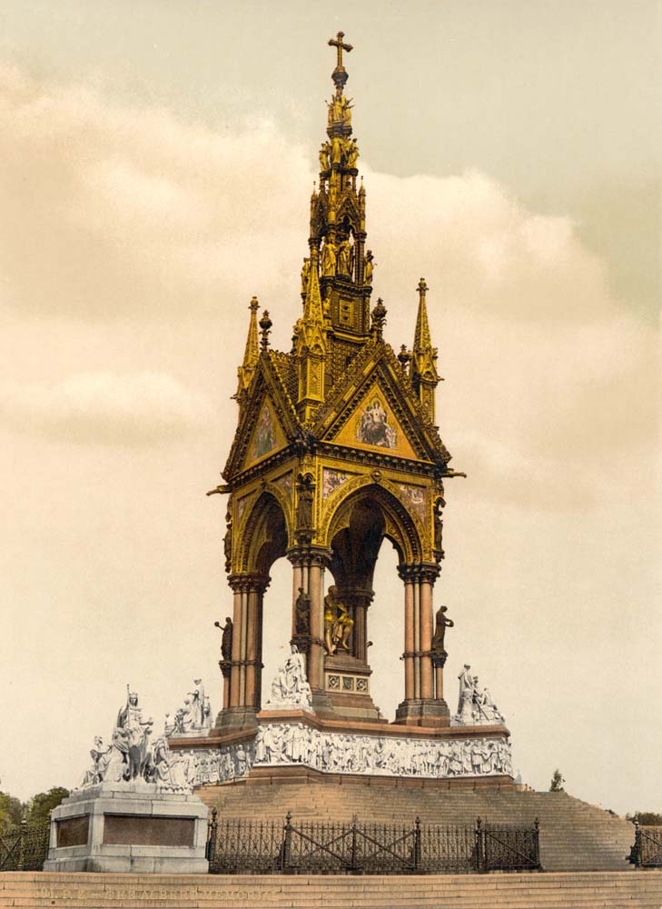 London. Albert Memorial, 1890