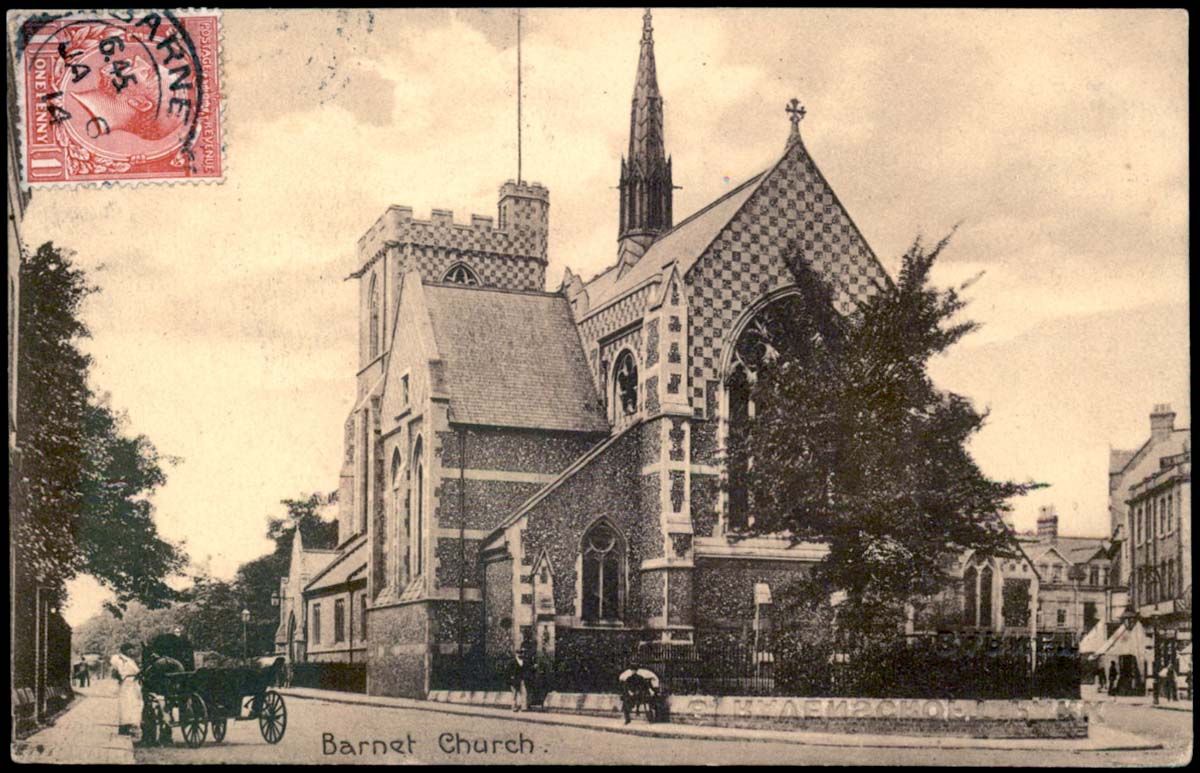 London. Barnet Church, 1914