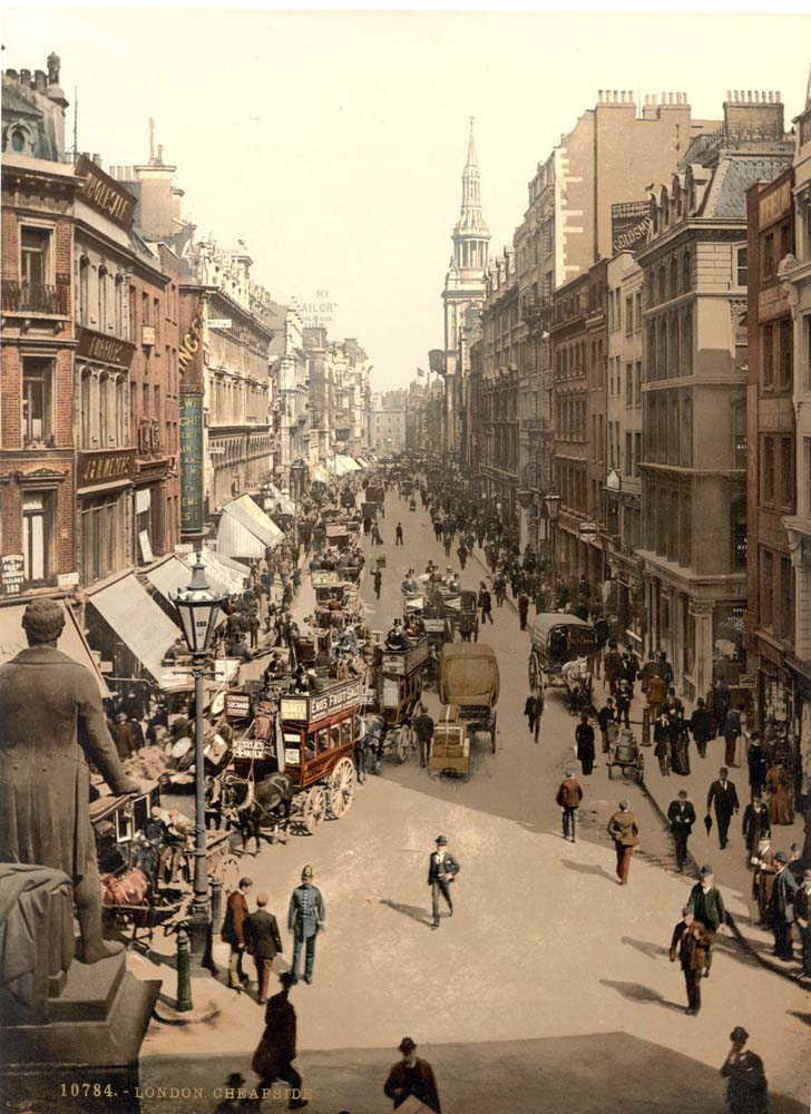 London. Cheapside, 1890