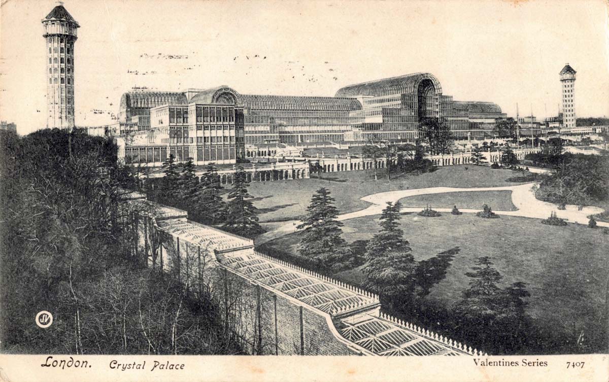 London. Crystal Palace in Hyde Park, 1903