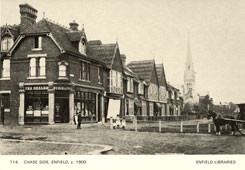 Greater London. Enfield - Chase Side, circa 1900