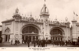 Greater London. Franco-British Exhibition - Wood Lane Entrance, 1908