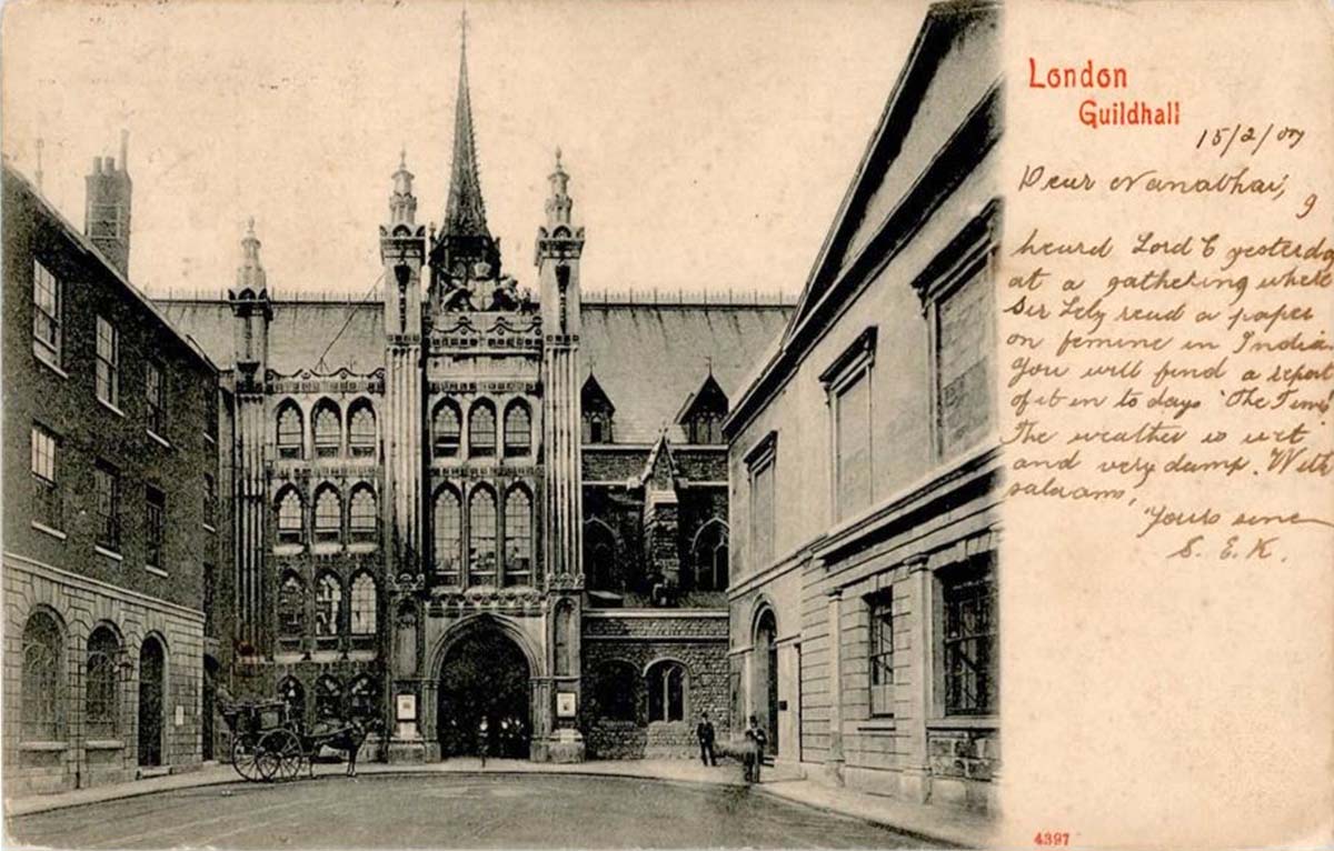 London. Guildhall, 1907