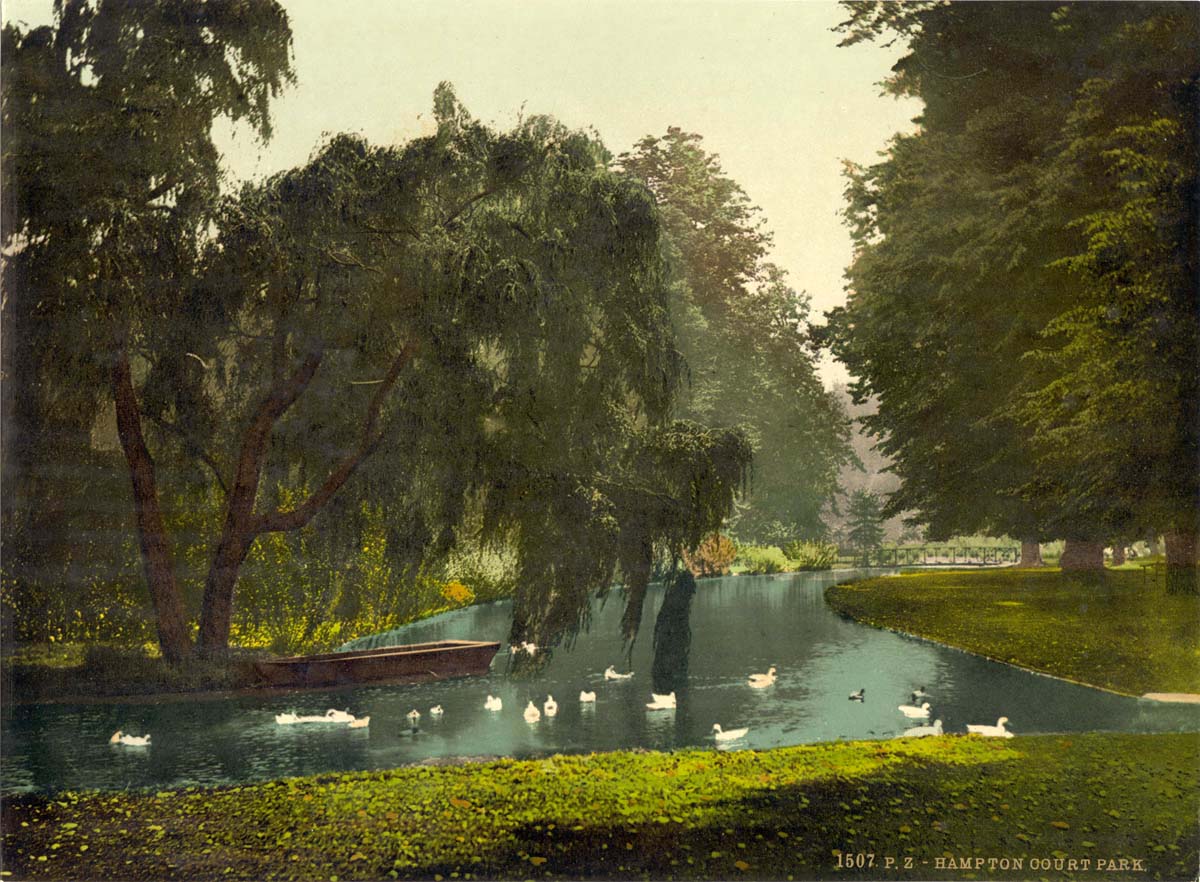 London. Hampton Court Park, 1890