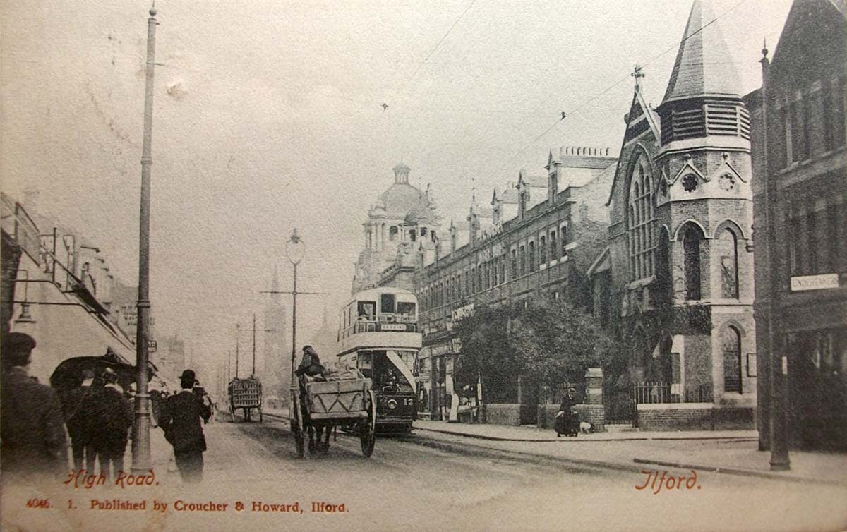 London. Ilford - High Road, 1905