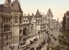 Greater London. Law Courts, 1890