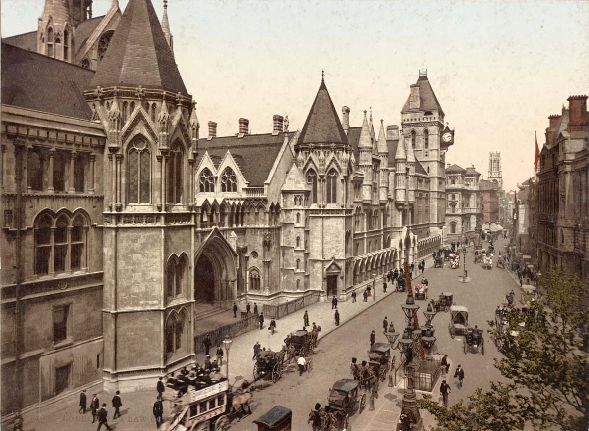 London. Law Courts, 1890