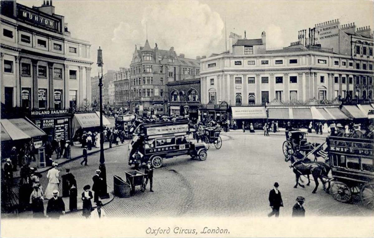 London. Oxford Circus, Omnibus