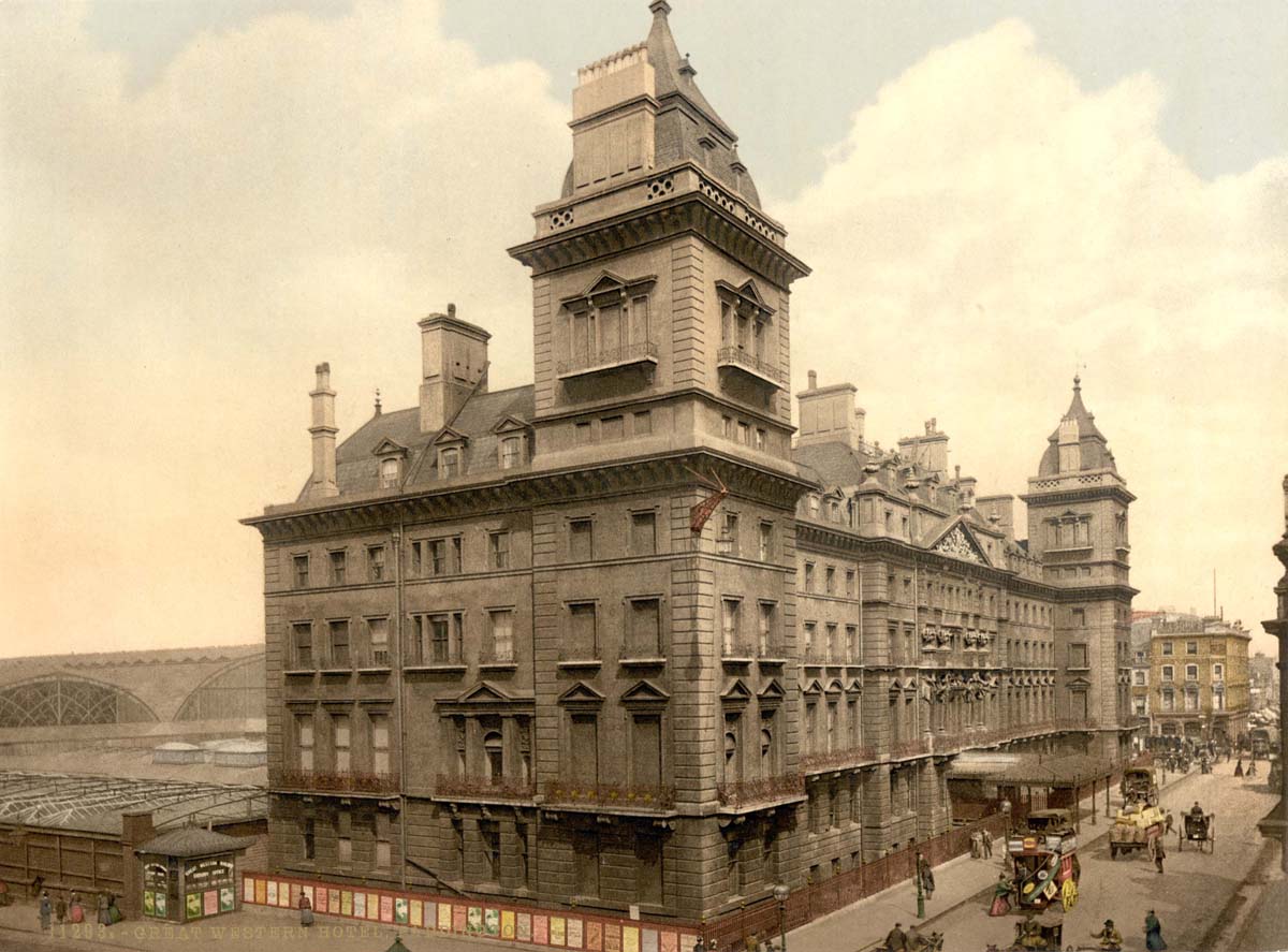 London. Paddington, Great Western Hotel, 1890