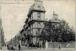 Greater London. Pall Mall and Marlborough House