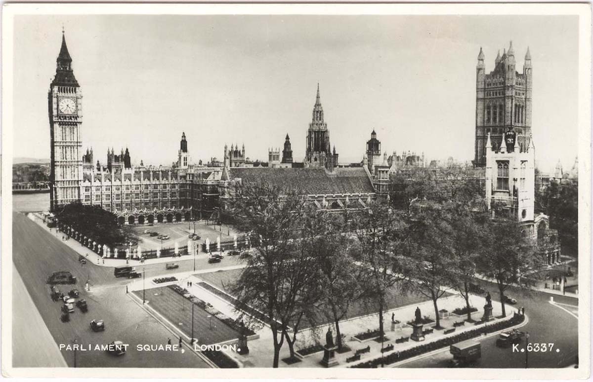 London. Parliament Square, 1956