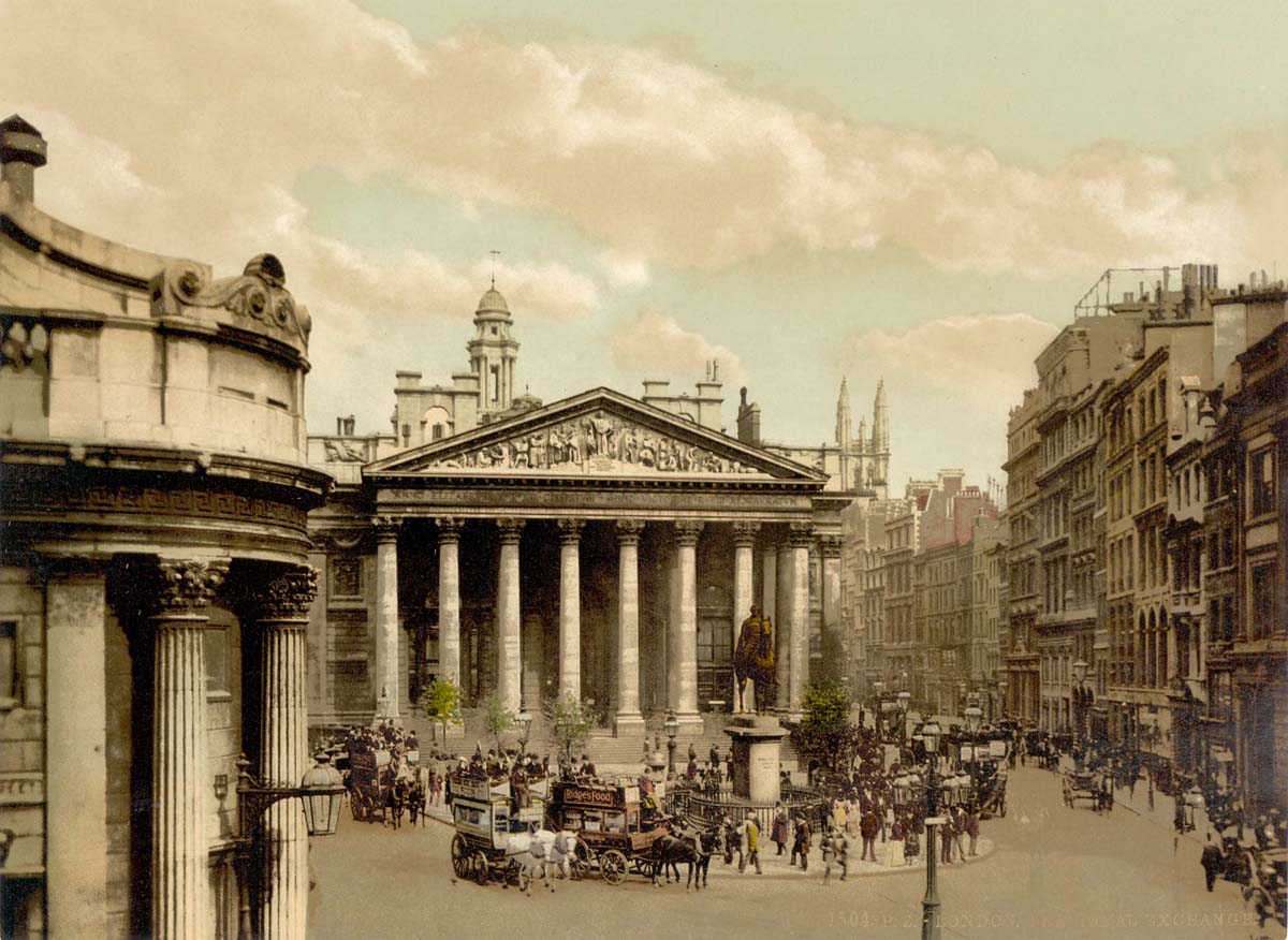 London. Royal Exchange, 1890