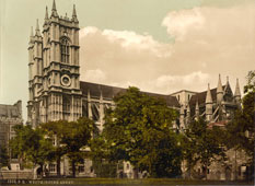 Greater London. Westminster Abbey, 1890