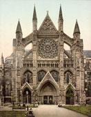 Greater London. Westminster Abbey. North Door, 1890