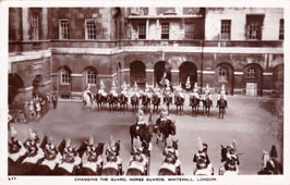 Greater London. Whitehall - Changing the Guard, Horse Guards, 1933
