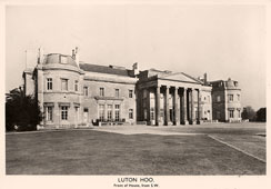 Luton. Hoo House - front from South-West