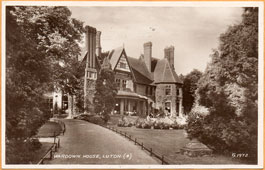 Luton. Wardown Park - Mansion, circa 1907