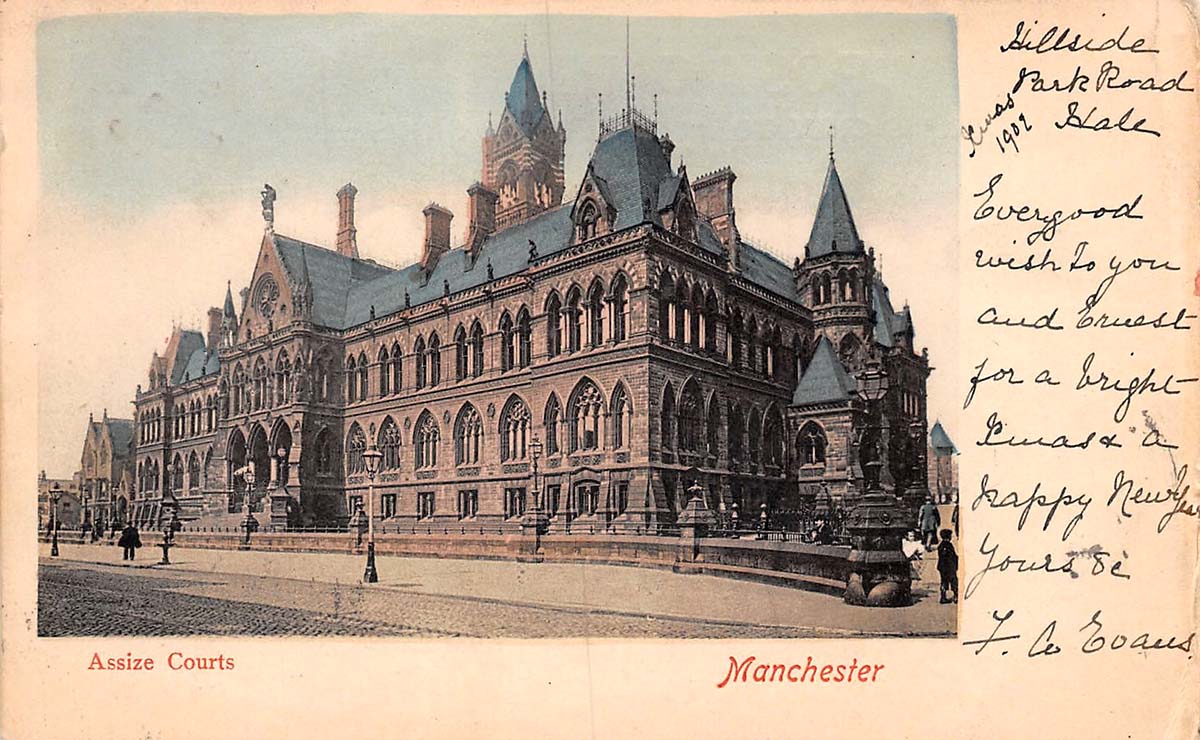 Manchester. Assize Courts, 1902
