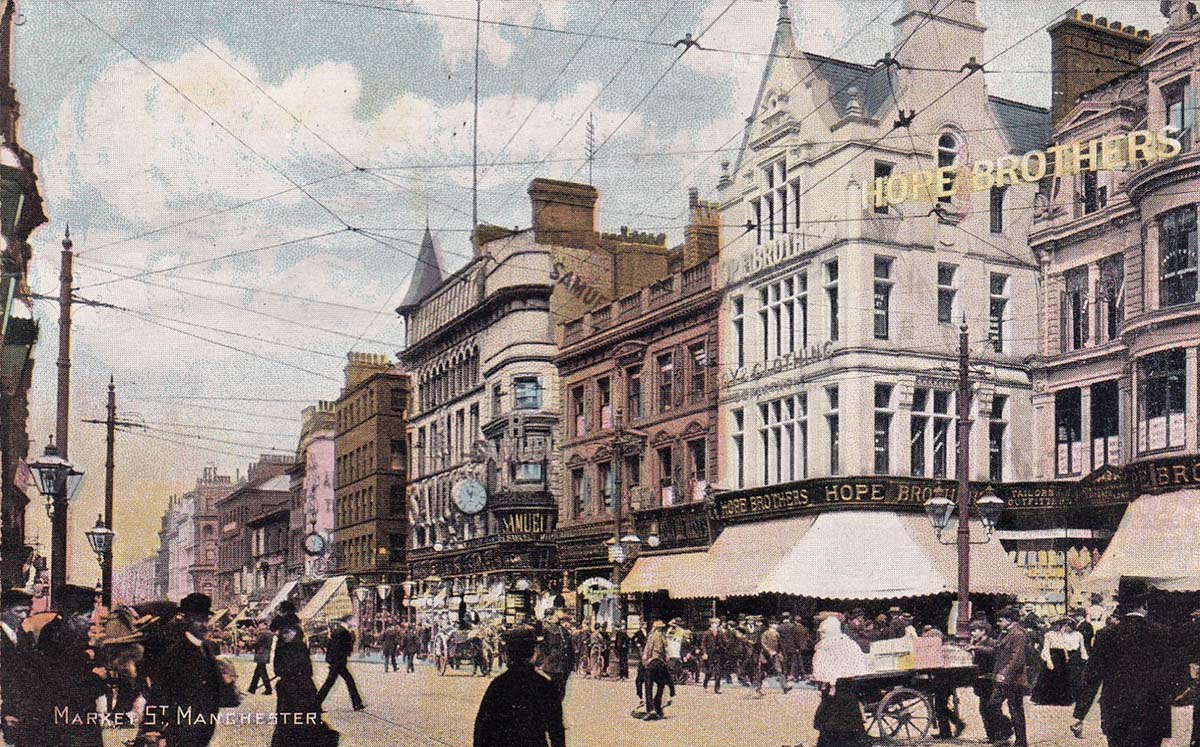 Manchester. Market Street, 1904