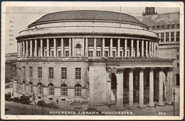 Manchester. St Peter's Square - New Reference Library, 1953