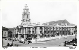 Manchester. Stockport - Town Hall, 1960