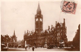 Manchester. Town Hall, 1928
