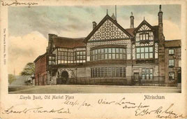 Manchester. Trafford, Altrincham - Lloyds Bank, Old Market Place, 1904