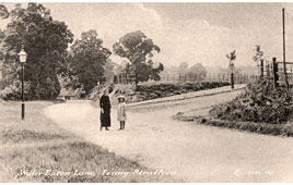 Milton Keynes. Fenny Stratford - Water Eaton Lane (Manor Road) junction of Eaton Avenue