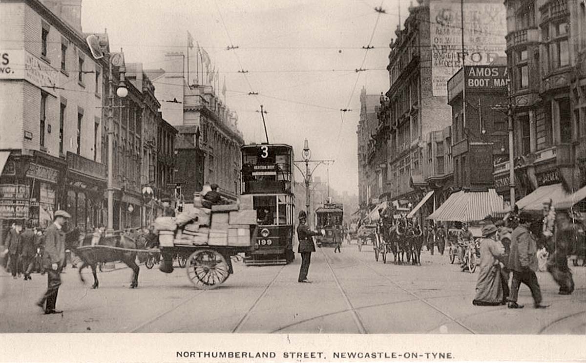 Newcastle upon Tyne. Northumberland Street