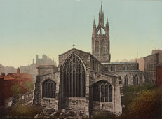 Newcastle upon Tyne. St Nicholas Cathedral, circa 1890