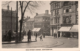 Northampton. Gold Street Corner, 1910