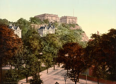 Nottingham. Castle, circa 1890