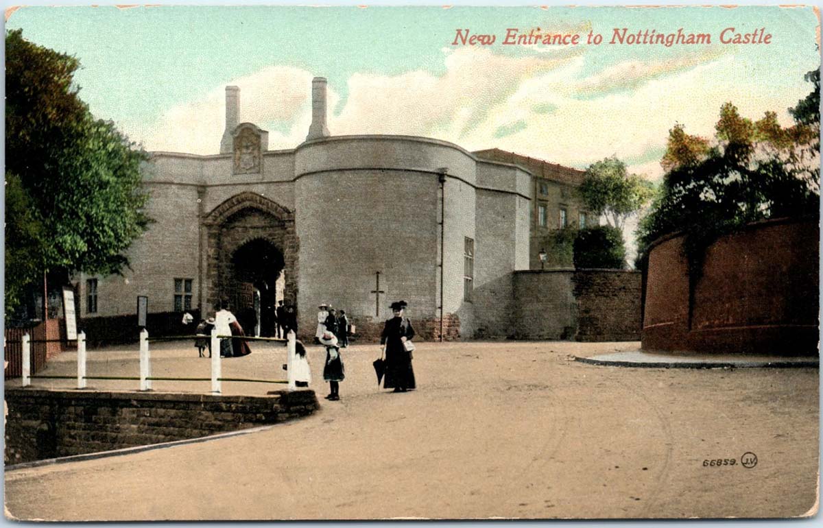 Nottingham. Entrance to Castle
