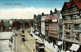 Nottingham. Long Row, 1928