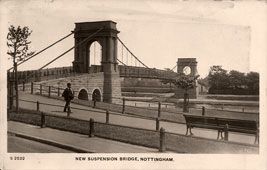Nottingham. New Suspension Bridge
