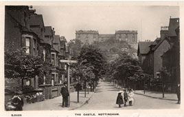 Nottingham. View to Castle, 1921