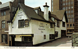 Nottingham. Ye Olde Salutation Inn, built 1240