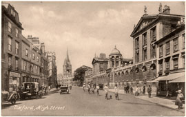 Oxford. High Street, 1939